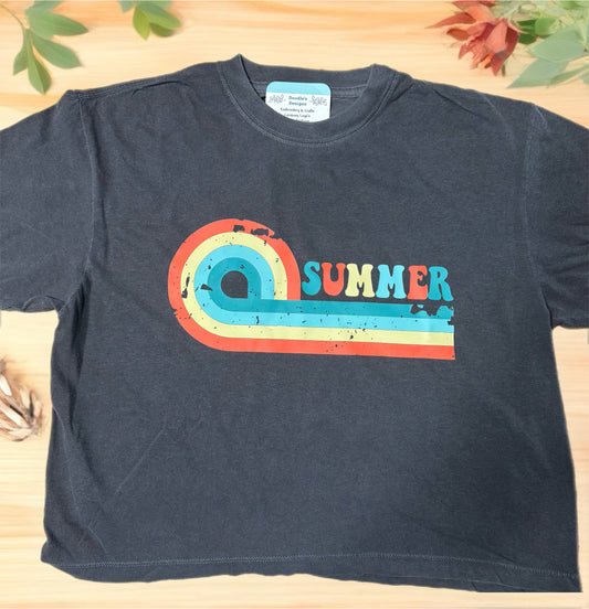 Retro Summer Crop Top